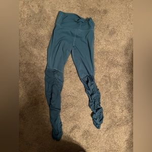 Adjustable green fabletics leggings